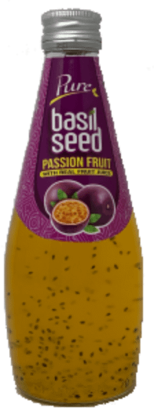 Pure - Basil Seed Passion Fruit
(Glass)
24x300ml