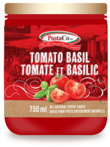 Sauce
Tomato Basil
12X750ml