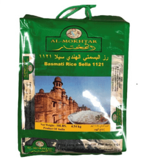 AL-MOKHTAR
 Basmati Rice Sella 1121
4X10Lb