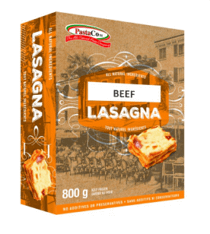 Lasagna
Beef
12X800Gr