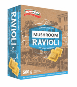 Ravioli
Mushroom
12X500Gr