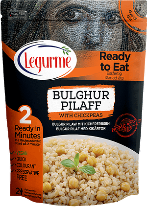 Ready to Eat Bulghur Pilaff
with Chickpeas 12X250g