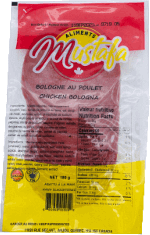 Sliced Chicken Bologna
 24x180g