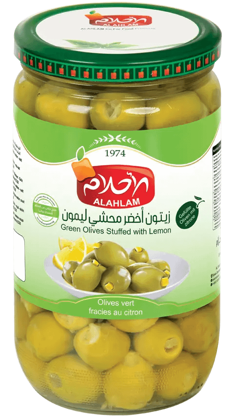 Lemon in Green Olives in Brine
(6 X 1300g)