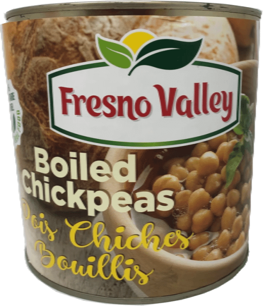 Fresno Valley
 Boiled Chickpeas (Tin)
6X2500g